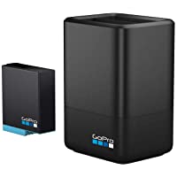 Los mejores  - GoPro AJDBD-001-EU- Cargador de batería dual y batería para Hero 8-7-6- Tamaño Único- Negro